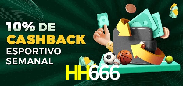 10% de bônus de cashback na HH666